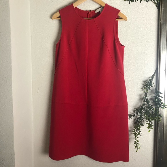 ann taylor loft red dress